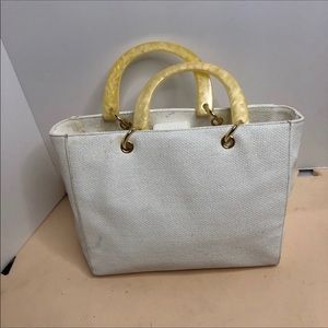 White spring bag